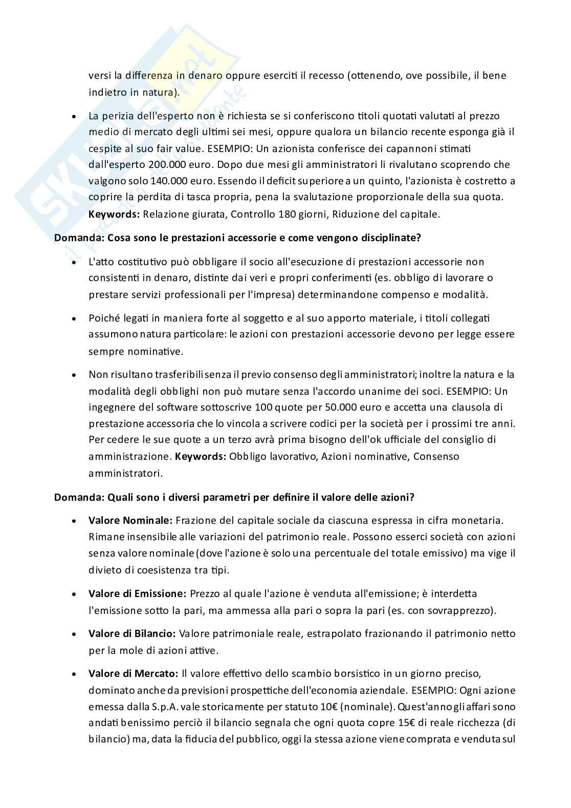 Appunti parziali e domande di Diritto commerciale  Pag. 41