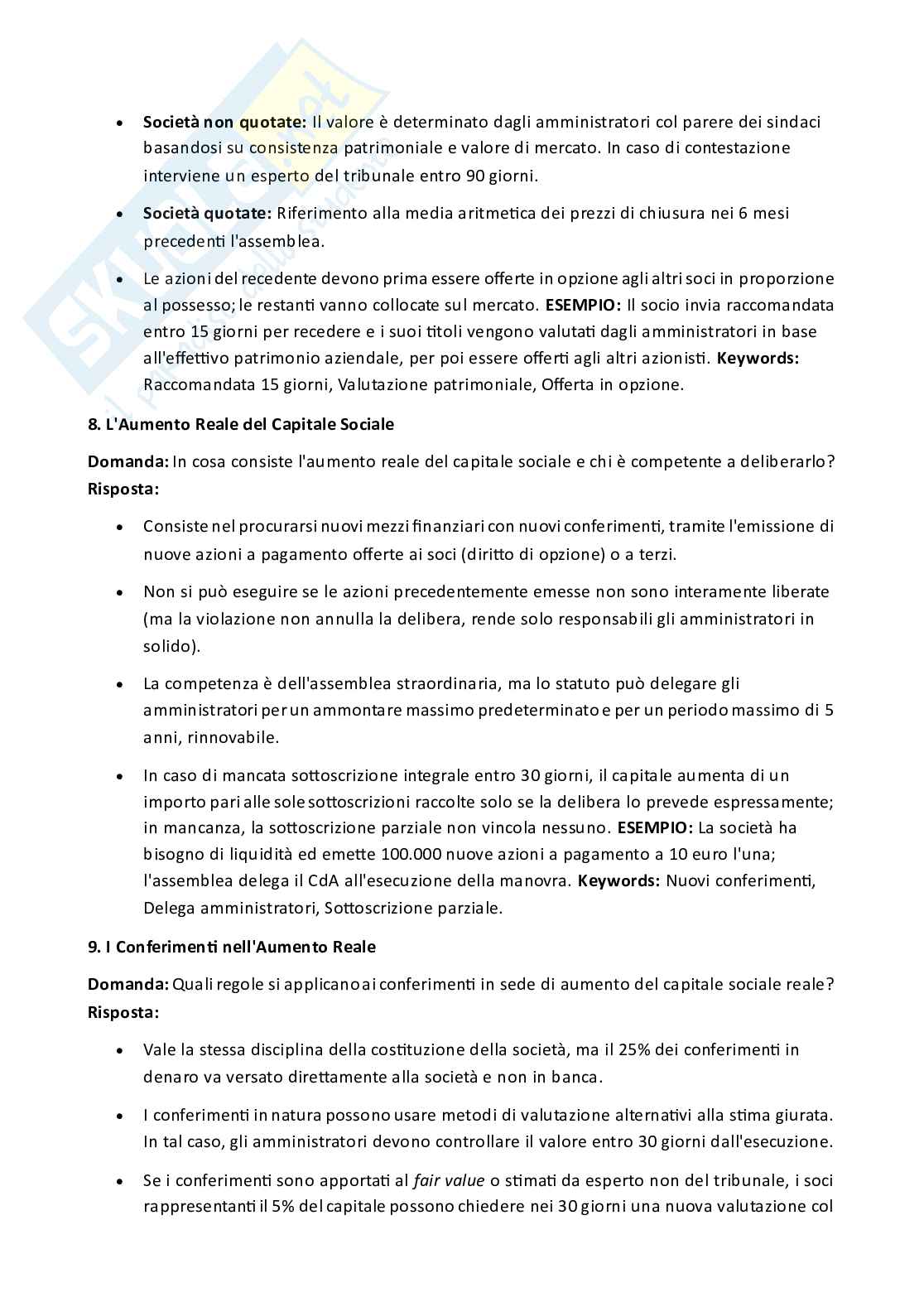 Appunti parziali e domande di Diritto commerciale  Pag. 51