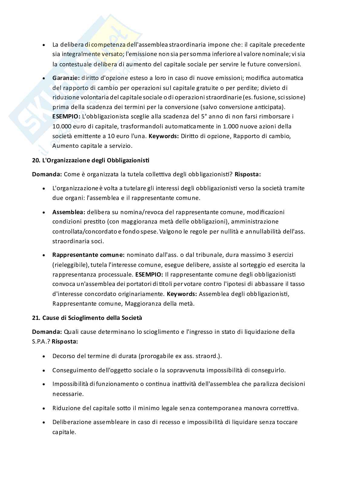 Appunti parziali e domande di Diritto commerciale  Pag. 56
