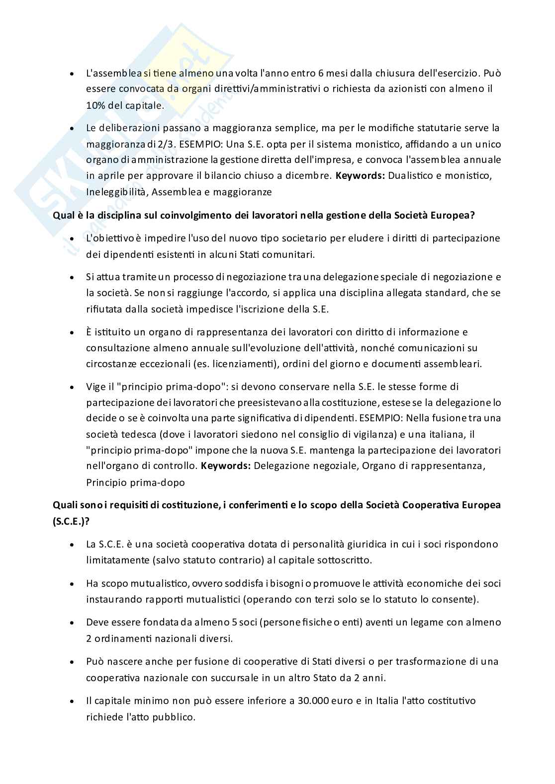 Appunti parziali e domande di Diritto commerciale  Pag. 71