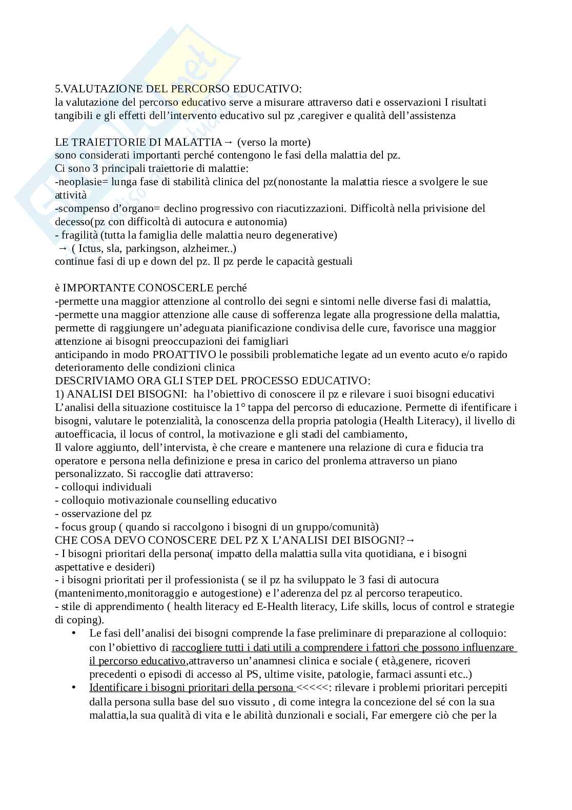 Educazione terapeutica Pag. 11