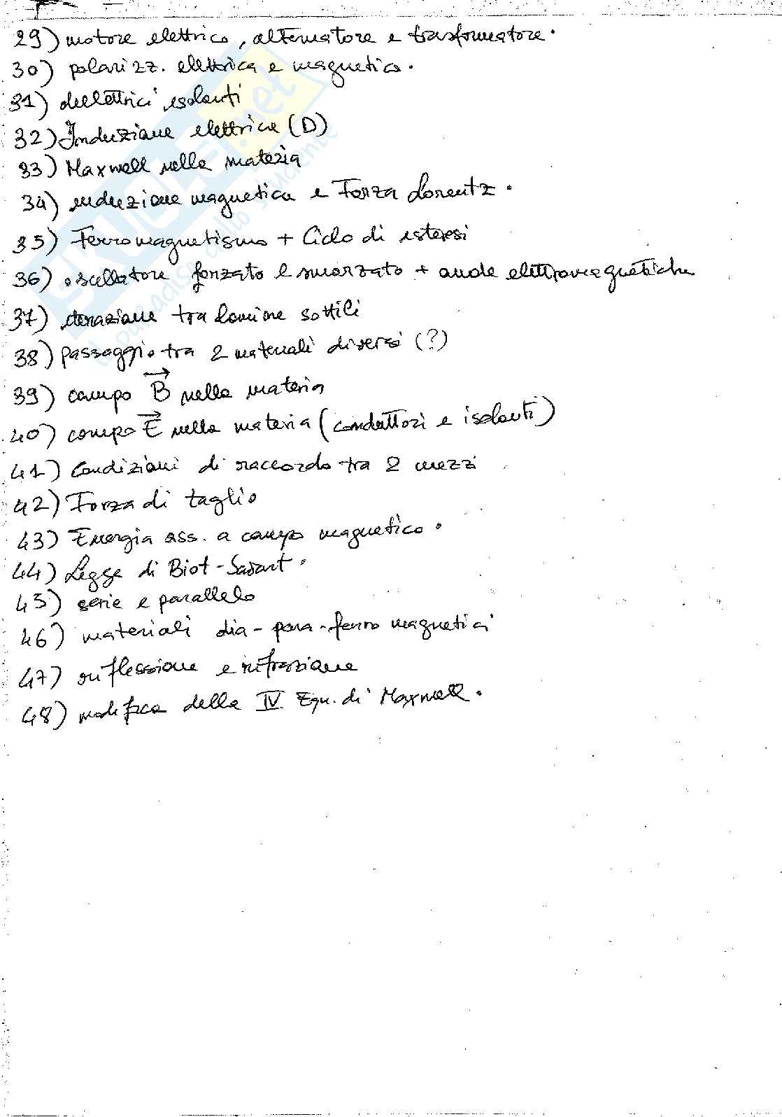 Appunti di Fisica II Pag. 2