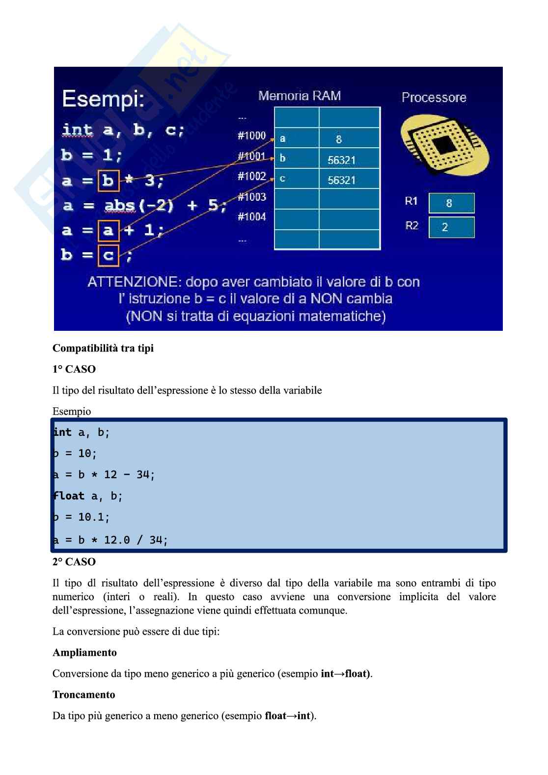 Resoconto, approfondimenti e appunti C++ Pag. 21