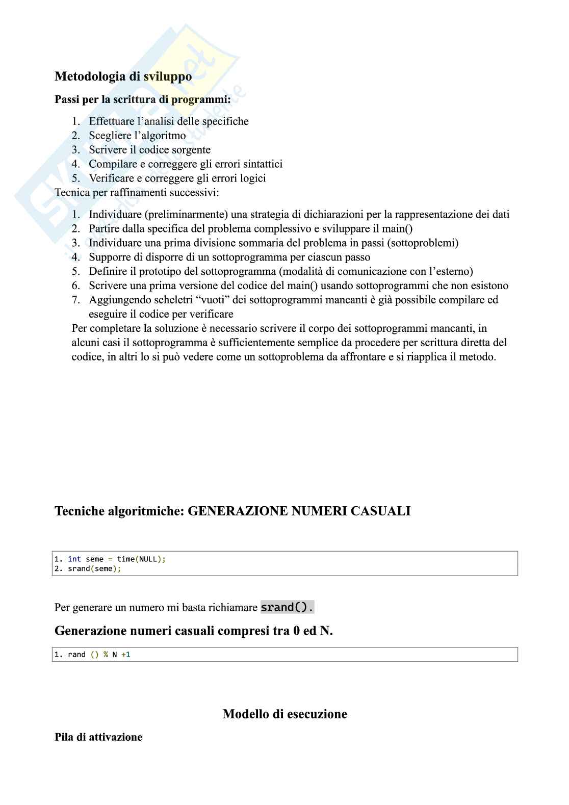 Resoconto, approfondimenti e appunti C++ Pag. 41