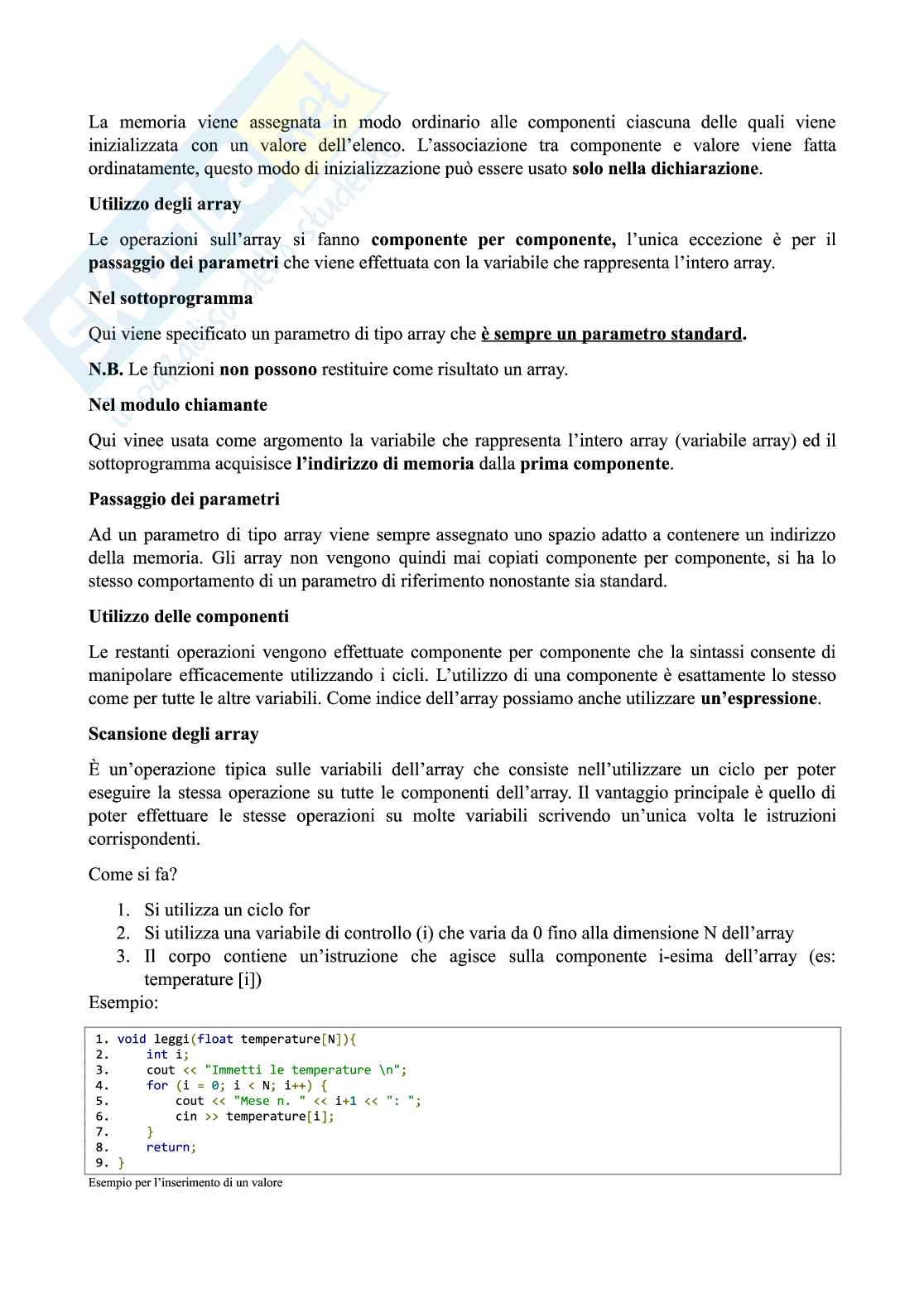 Resoconto, approfondimenti e appunti C++ Pag. 56