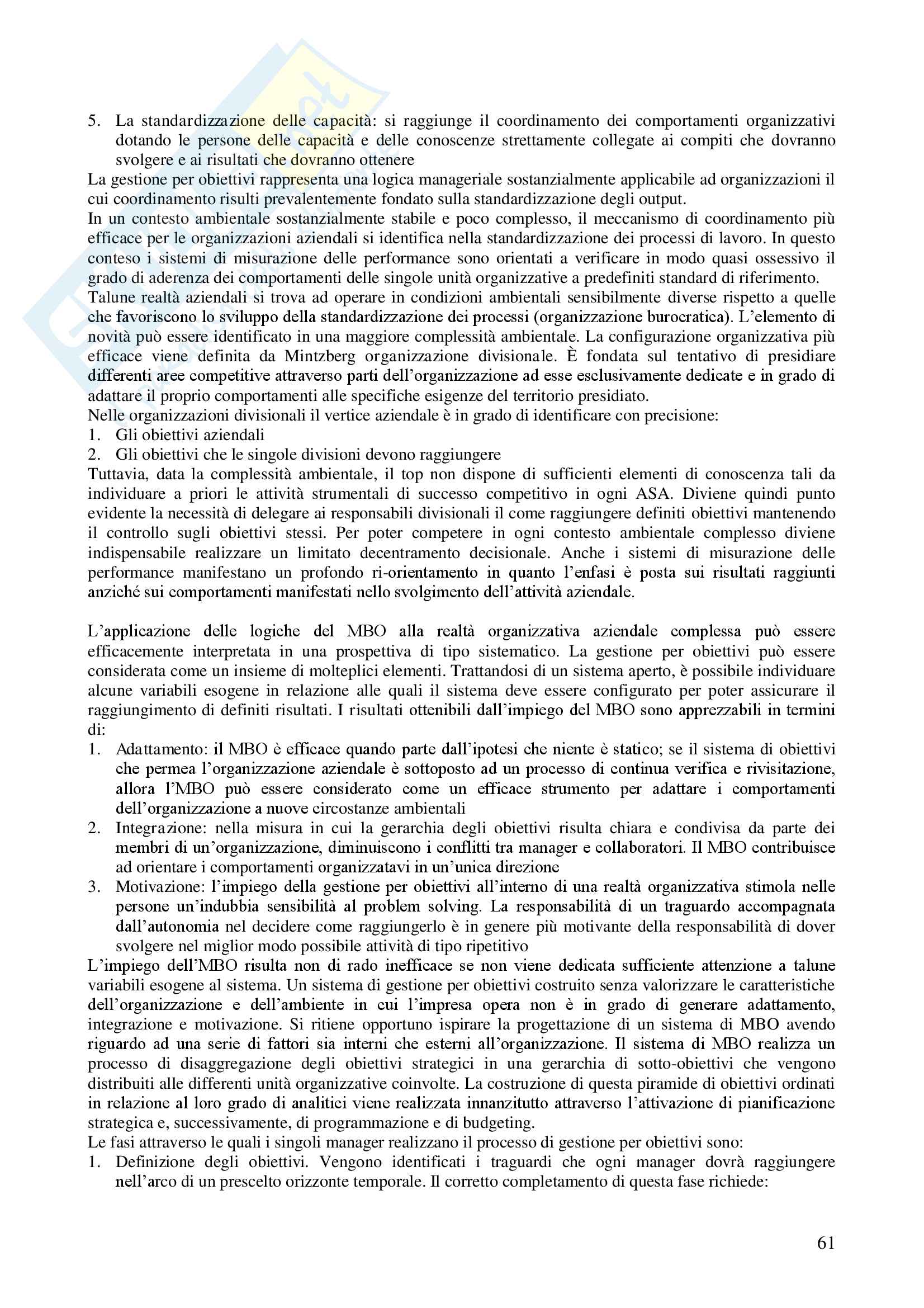 Appunti Programmazione e Controllo Pag. 61