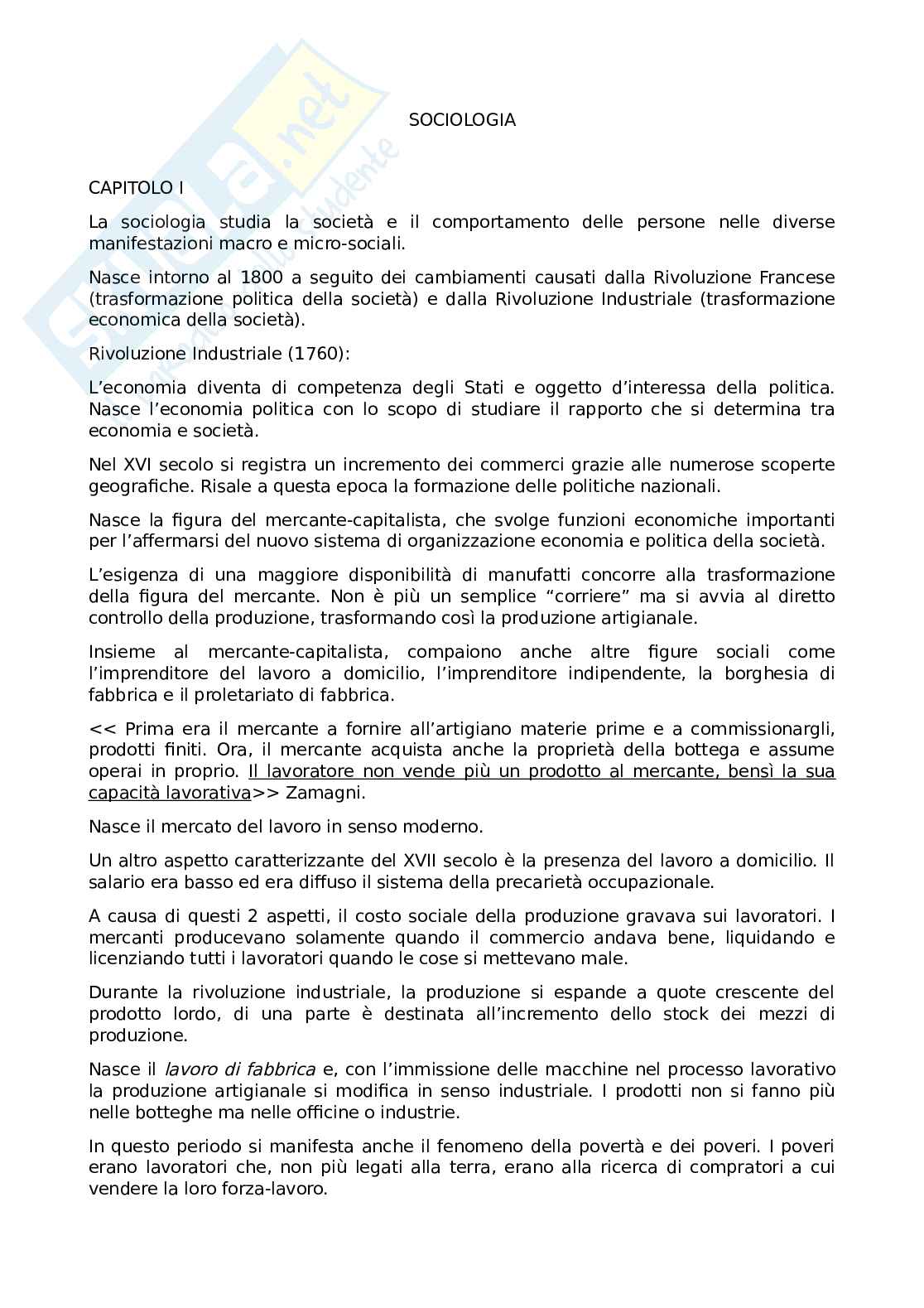 Sociologia Pag. 1