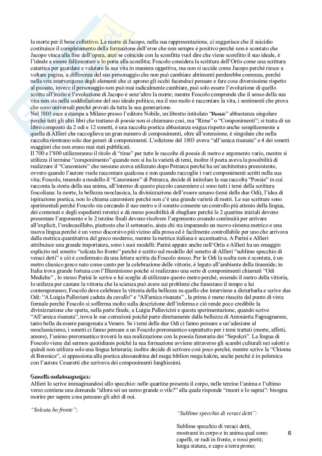 Appunti Letteratura Italiana II   Pag. 6