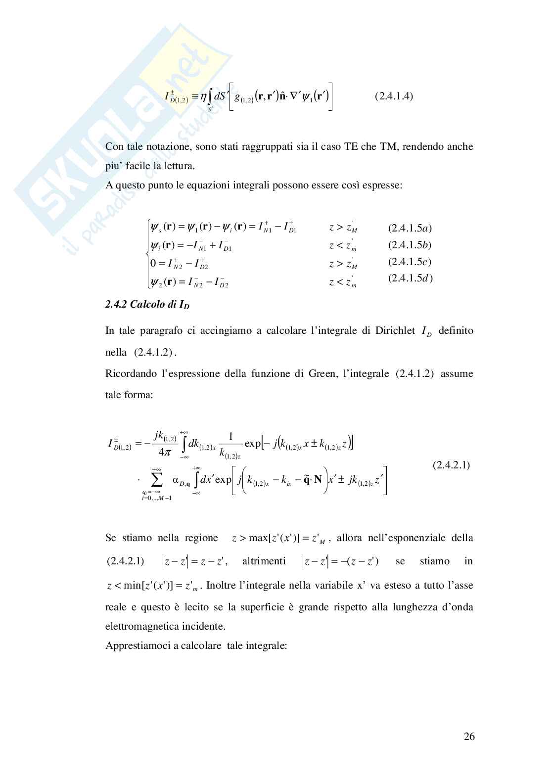 Diffusione da superfici frattali: il metodo delle condizioni al contorno estese Pag. 26