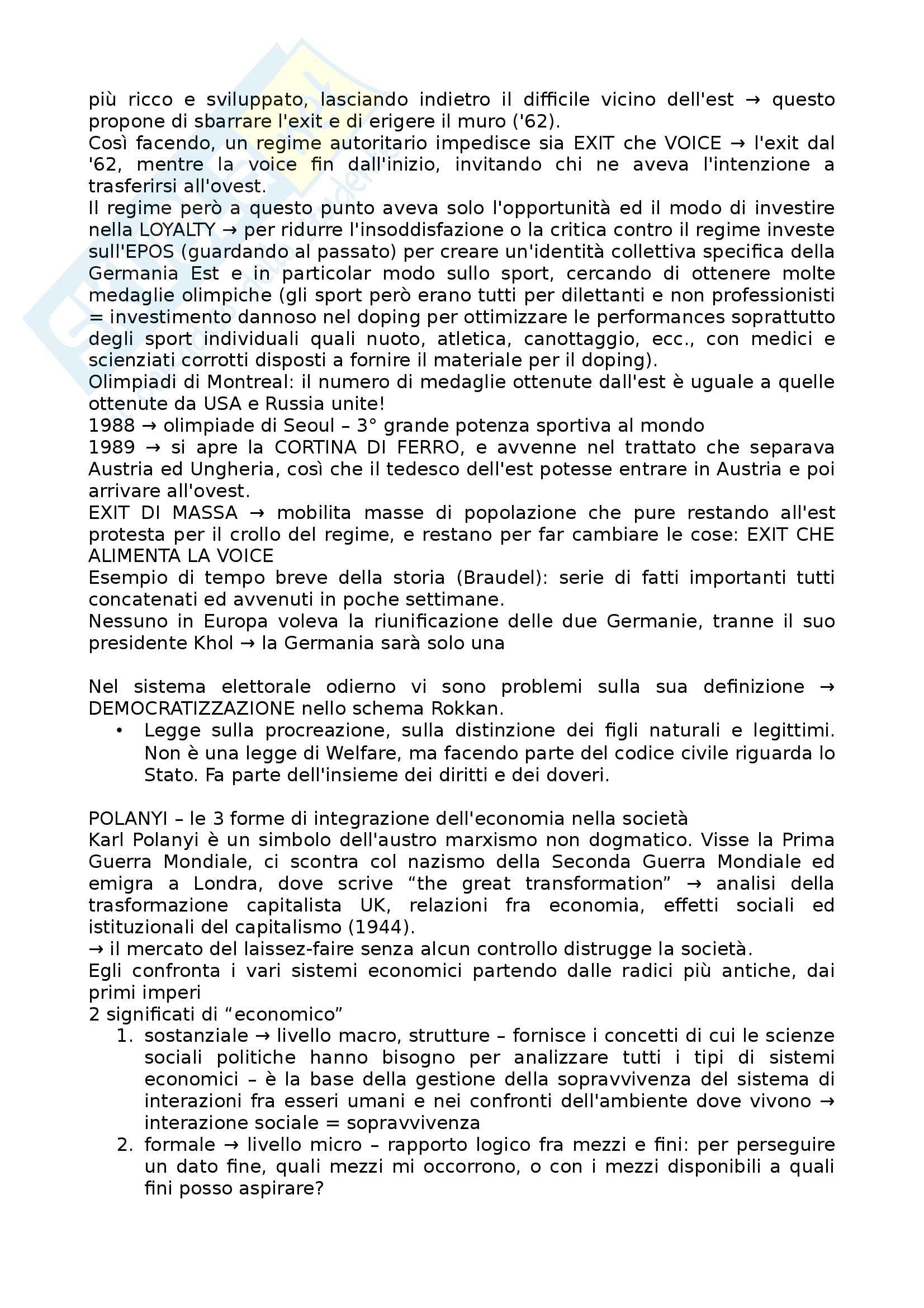 Lezioni, Teoria dello sviluppo politico Pag. 21