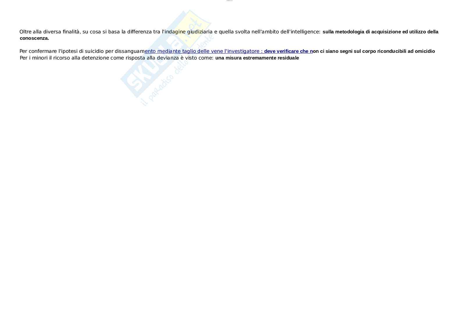 Paniere esame Criminologia  Pag. 6