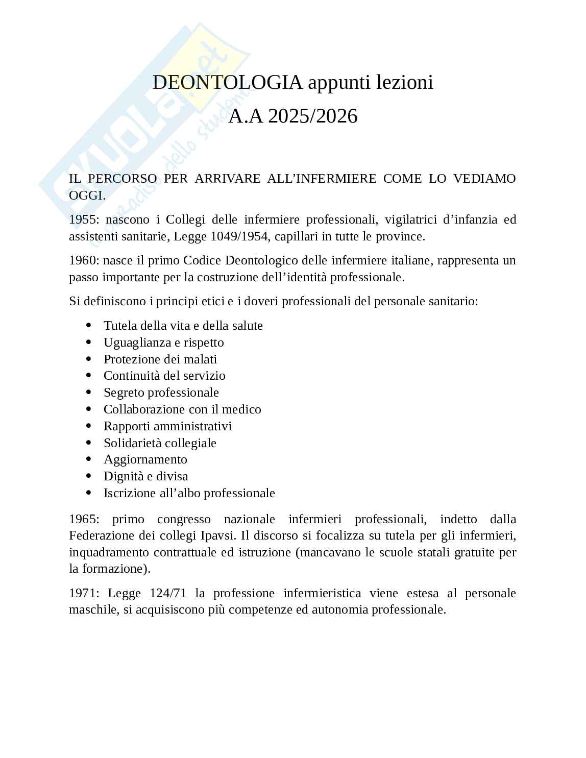 Deontologia Pag. 1