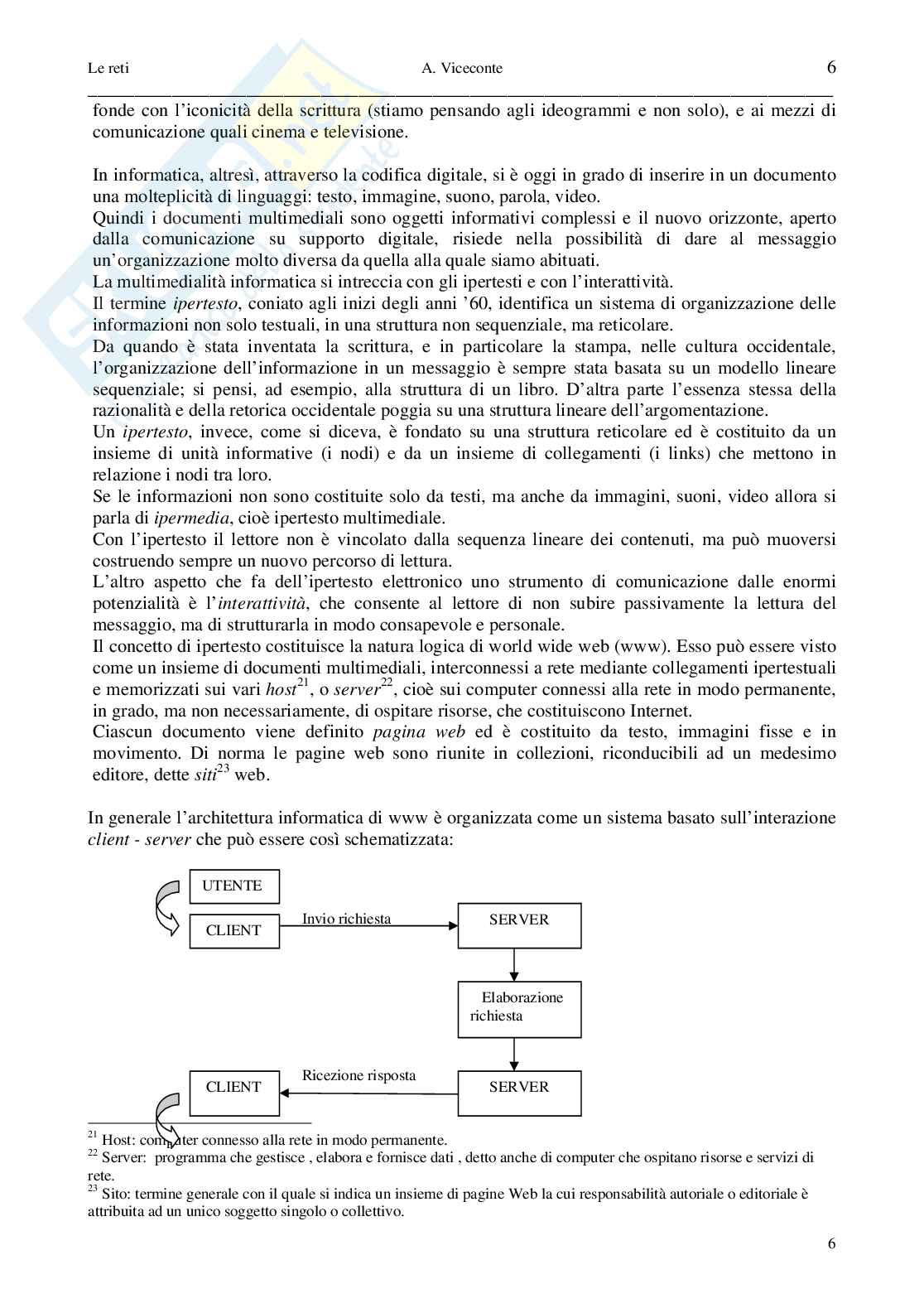 Le reti Pag. 6