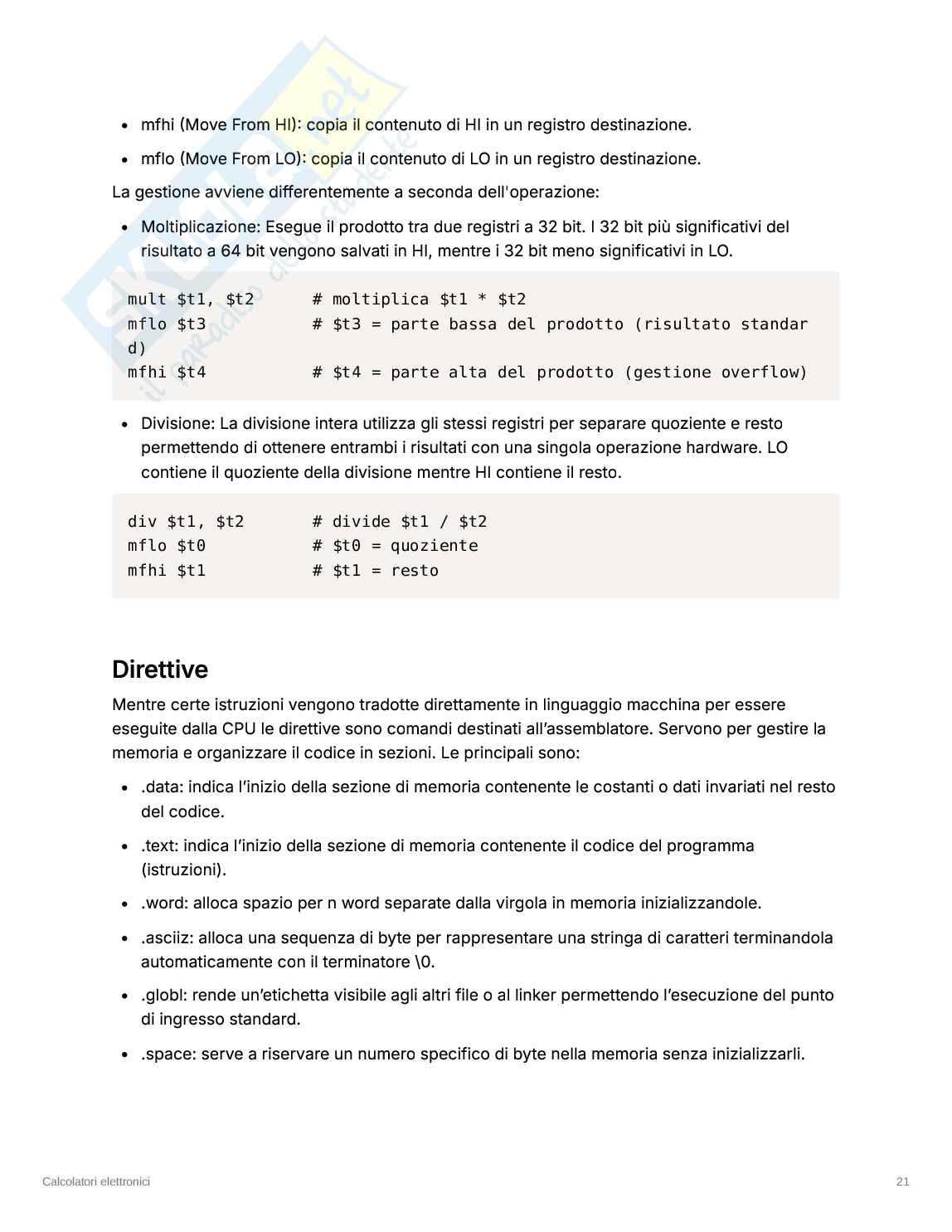 Appunti Calcolatori elettronici Pag. 21