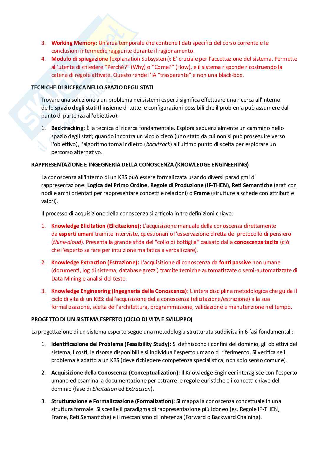 Sistemi esperti e Soft Computing - Appunti completi corso + Domande esame Orale e Guida Esercitazione Pag. 2