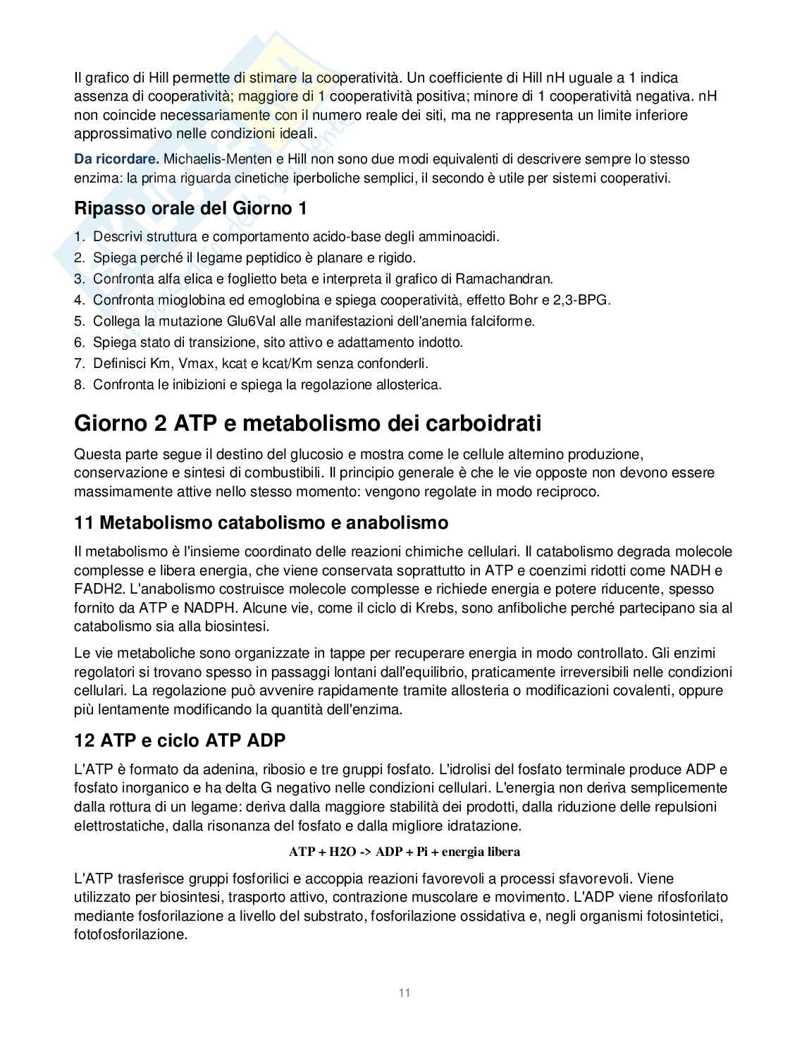 Biochimica Pag. 11