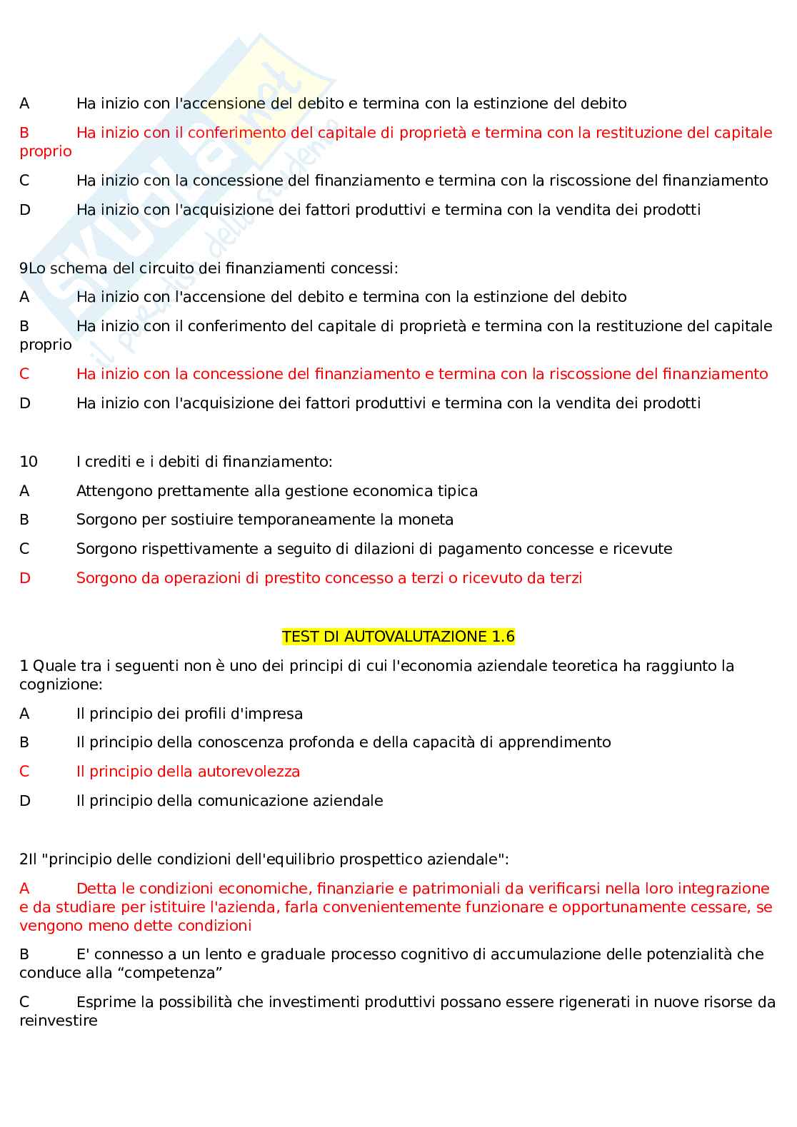 Economia aziendale Pag. 11