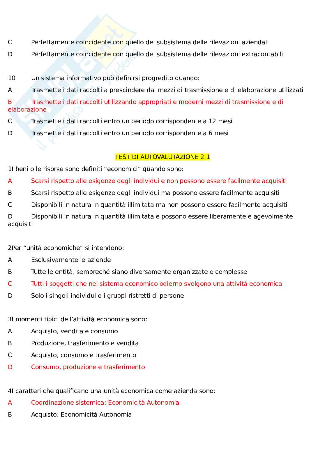 Economia aziendale Pag. 16