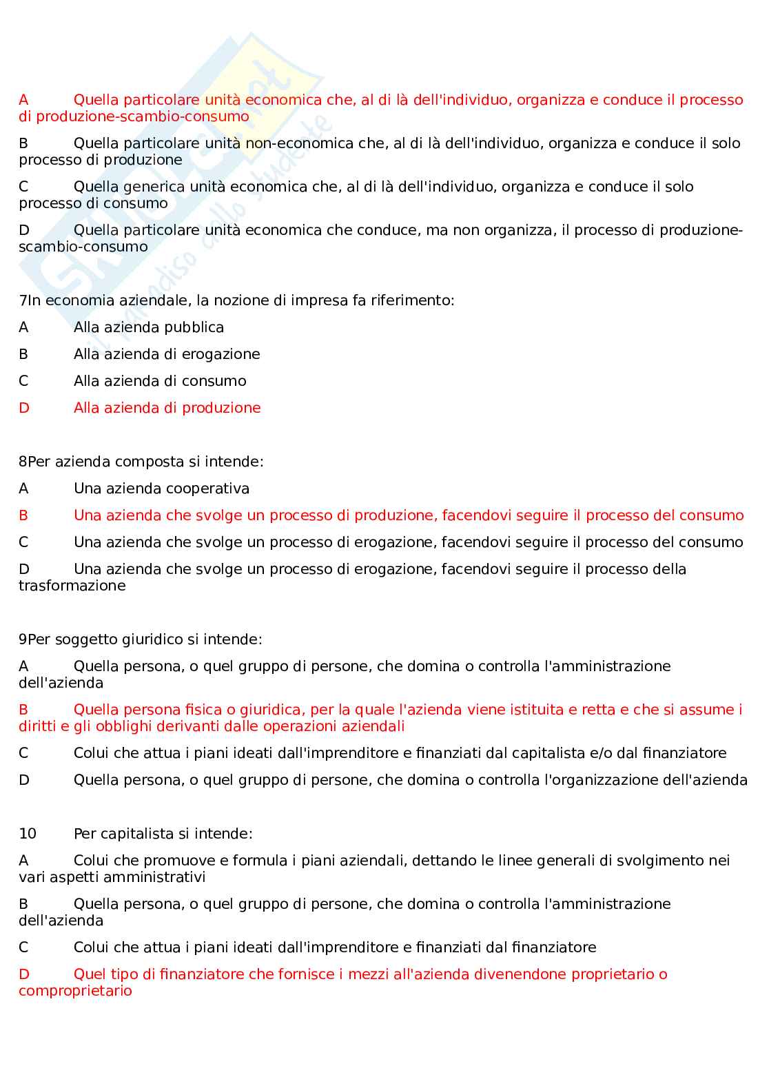 Economia aziendale Pag. 2