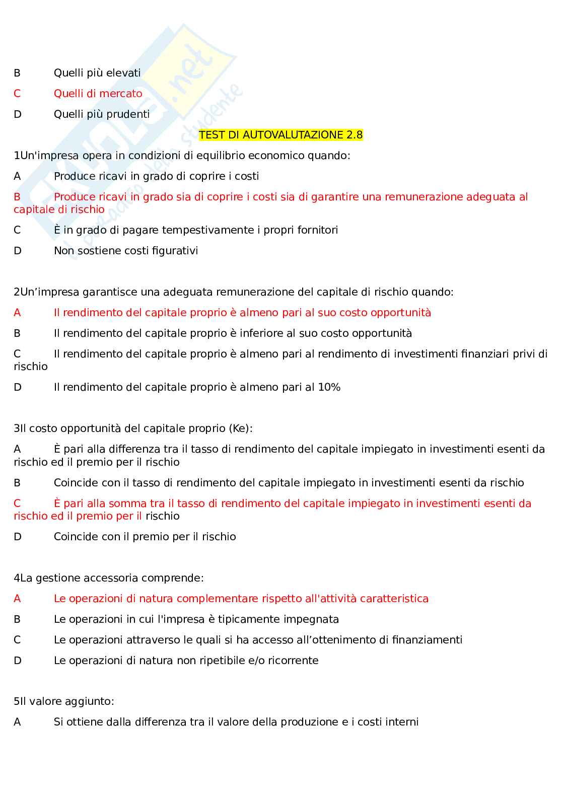 Economia aziendale Pag. 31