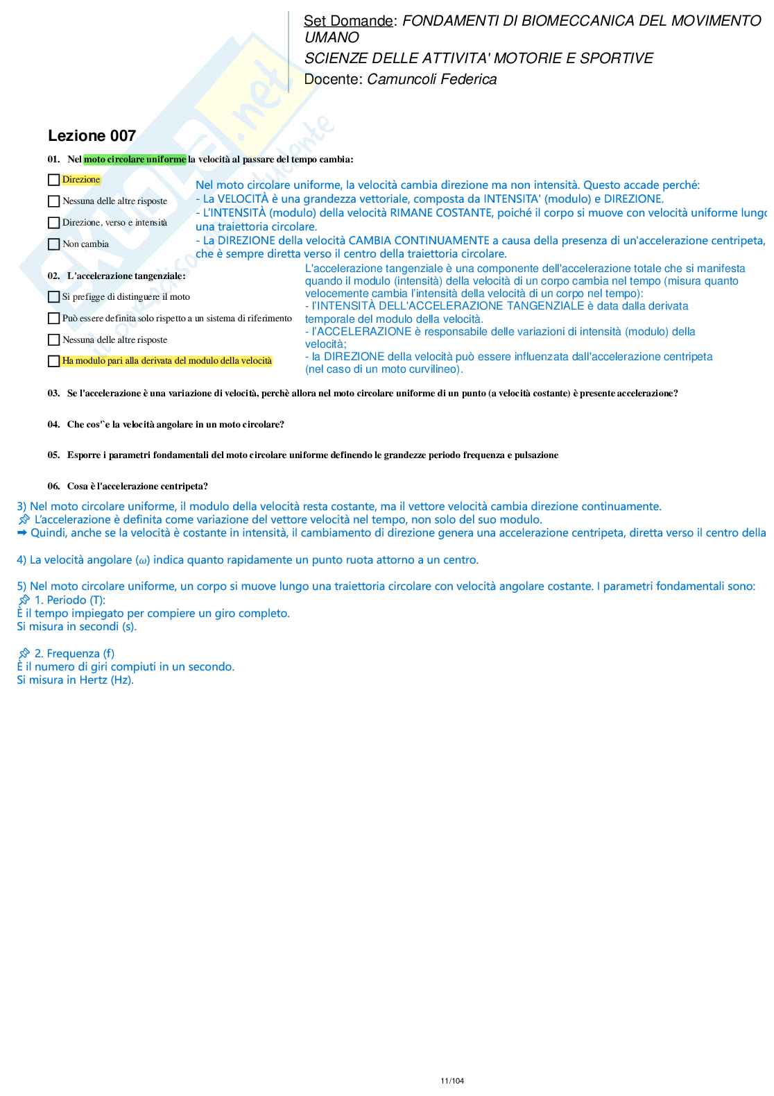 Paniere nuovo di Fondamenti di biomeccanica del movimento umano Pag. 11