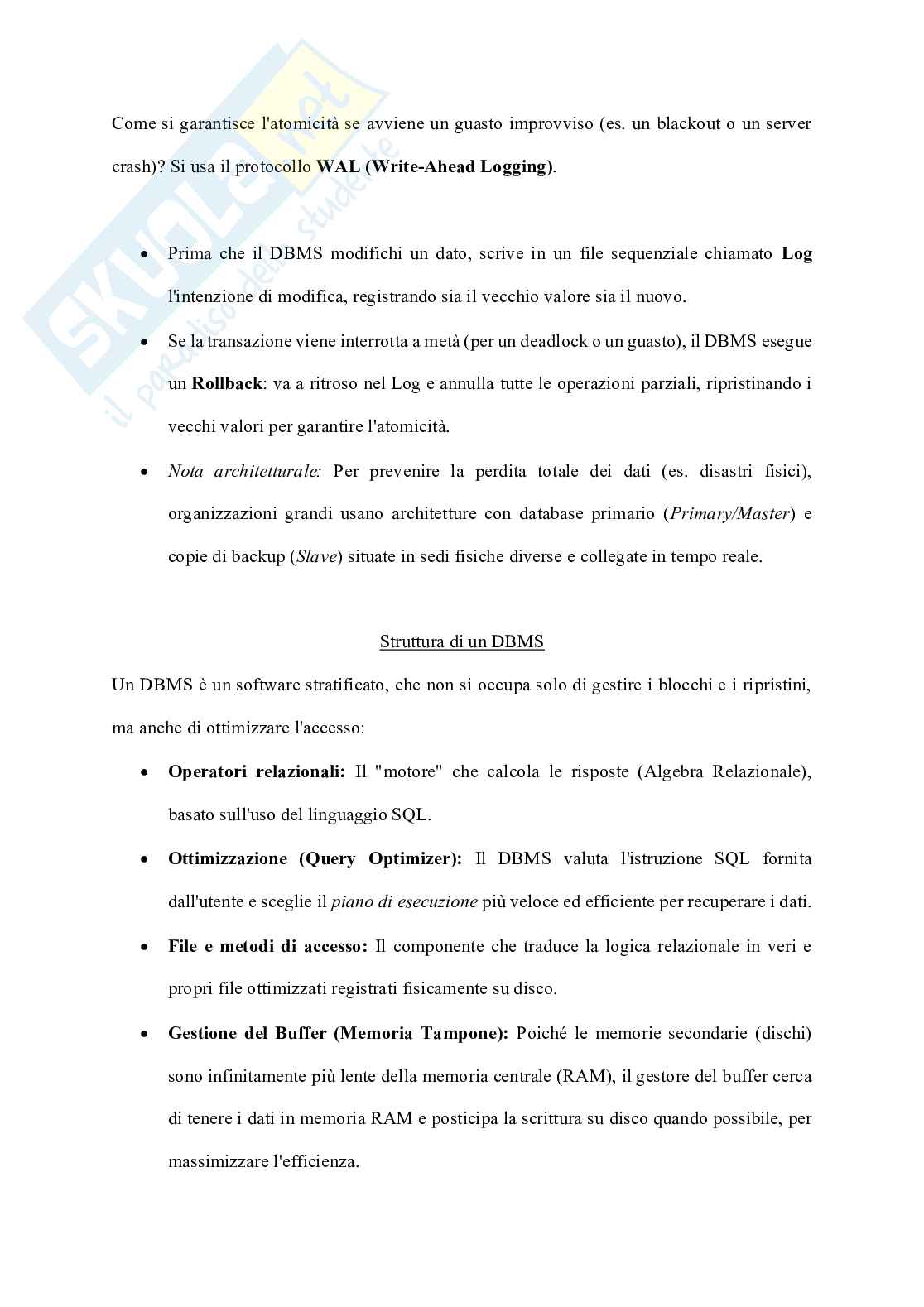 Appunti Basi di dati + Esercizi svolti (SQL, Algebra, E-R) Pag. 6