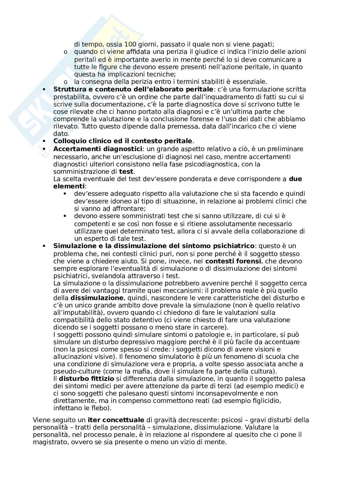 Psicologia clinica forense Pag. 61