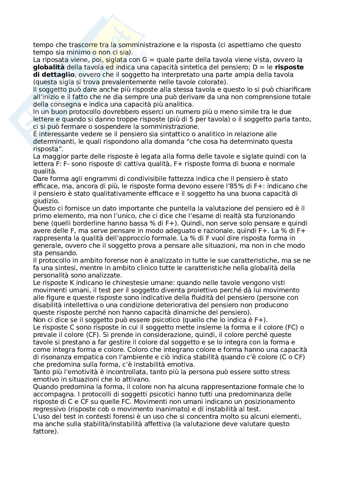 Psicologia clinica forense Pag. 76