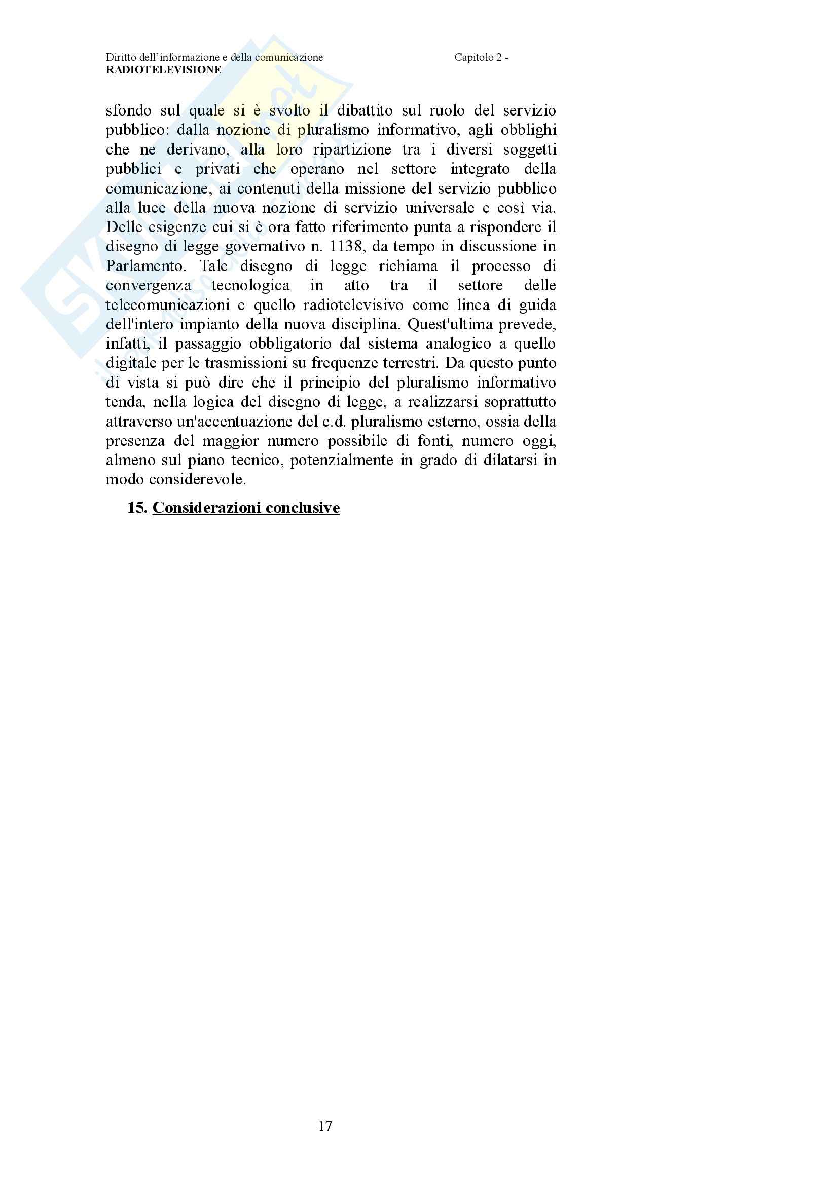 Diritto dell'informazione e della comunicazione – Comunicazione di massa Pag. 26