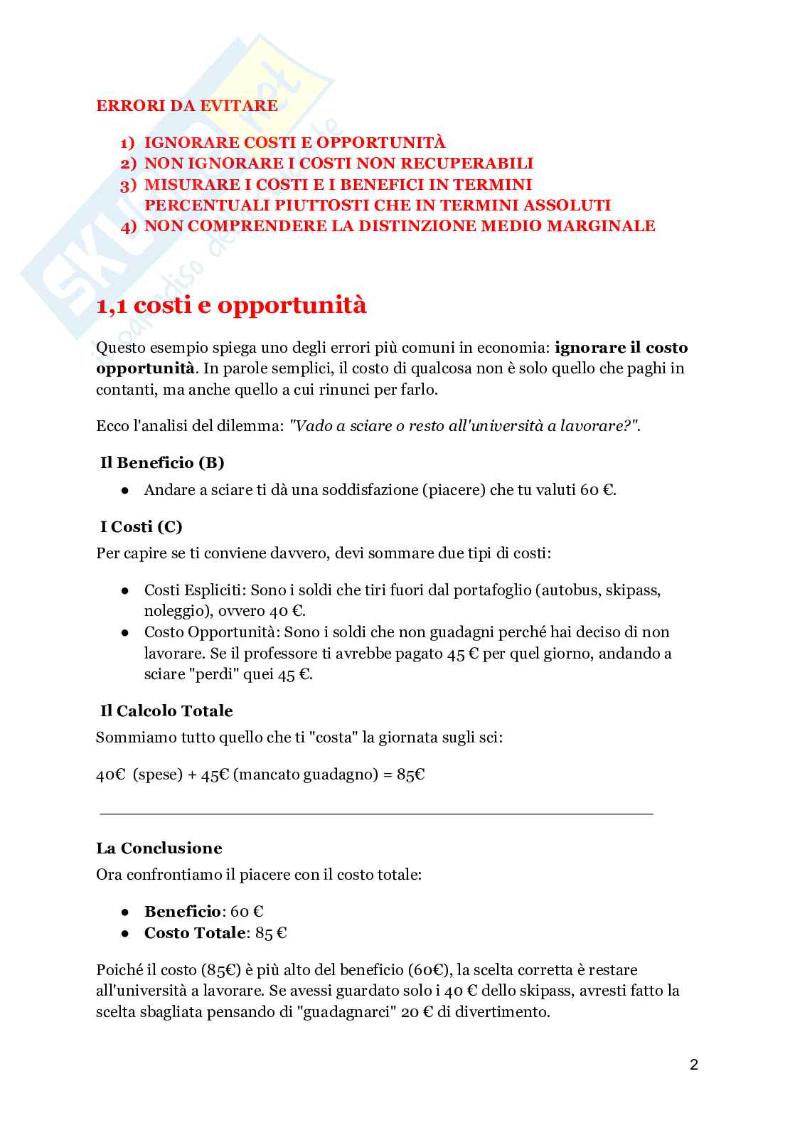 Appunti Microeconomia  Pag. 2