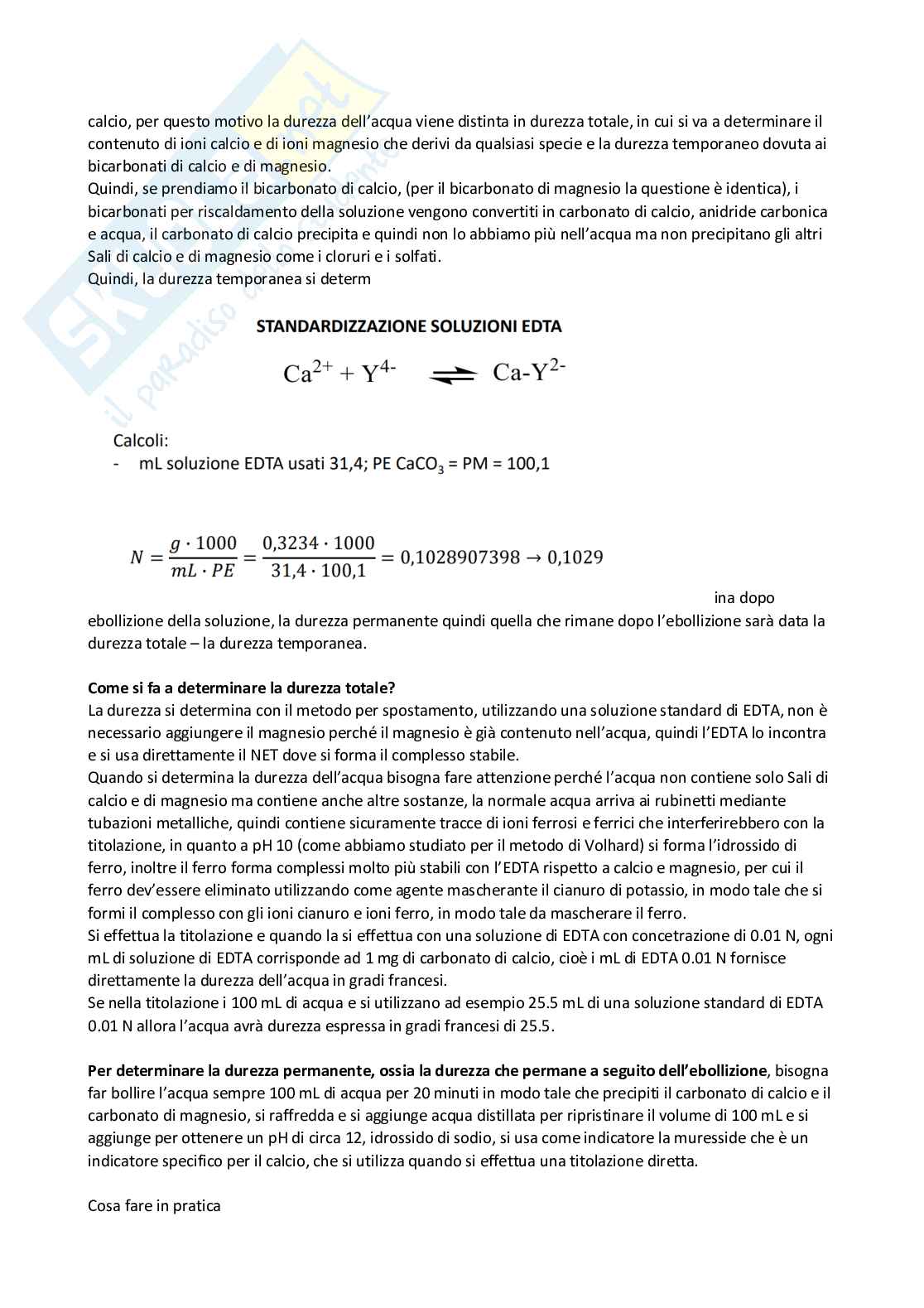 Analisi dei medicinali 1 - parte 4 di 5 Pag. 21