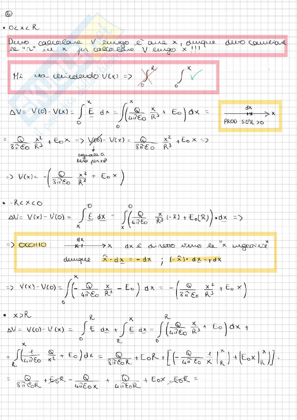 Prove di esame dal 2020 al 2023 svolte di Fisica 2 Pag. 6