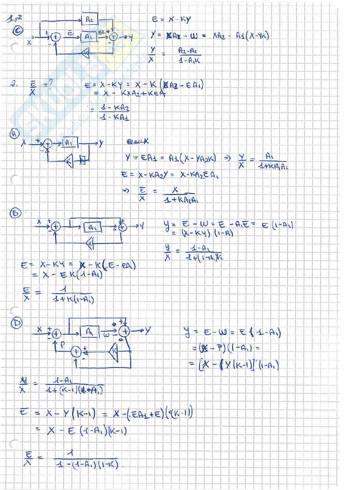 Retroazione nei cicuiti analogici Pag. 2