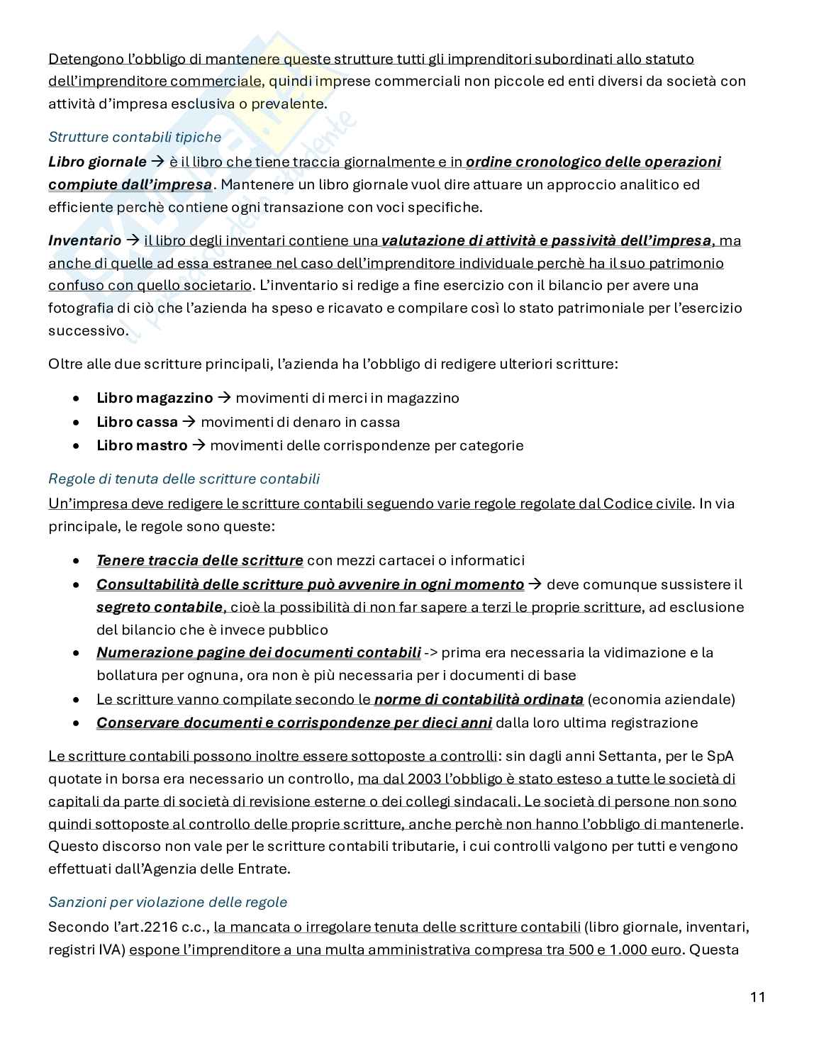 Riassunto esame Diritto commerciale, Prof. Sanna Valentino, libro consigliato Manuale di diritto commerciale, Campobasso Pag. 11