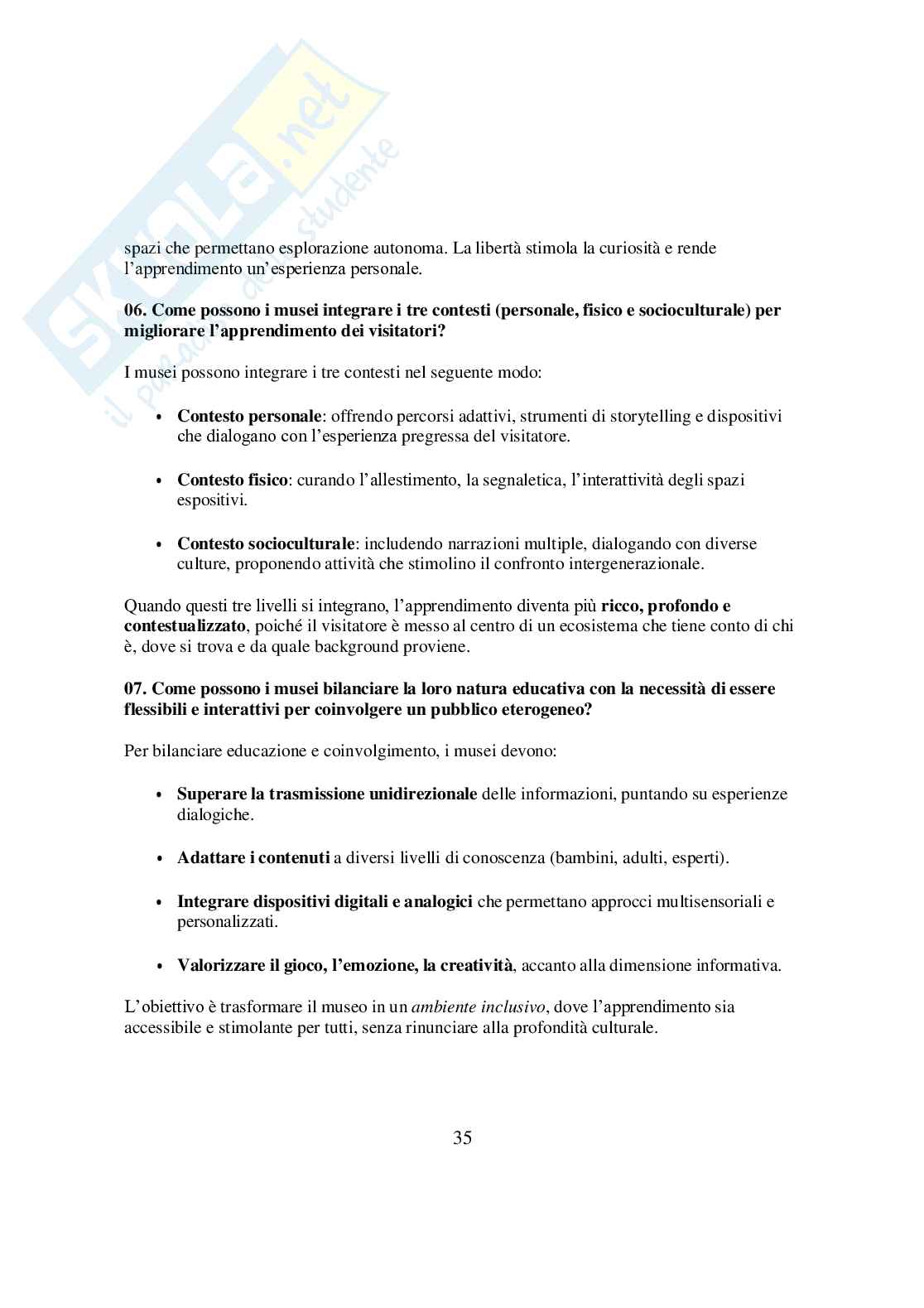 Risposte domande aperte psicologia dei linguaggi espressivi e artistici aggiornate 2026 Pag. 36