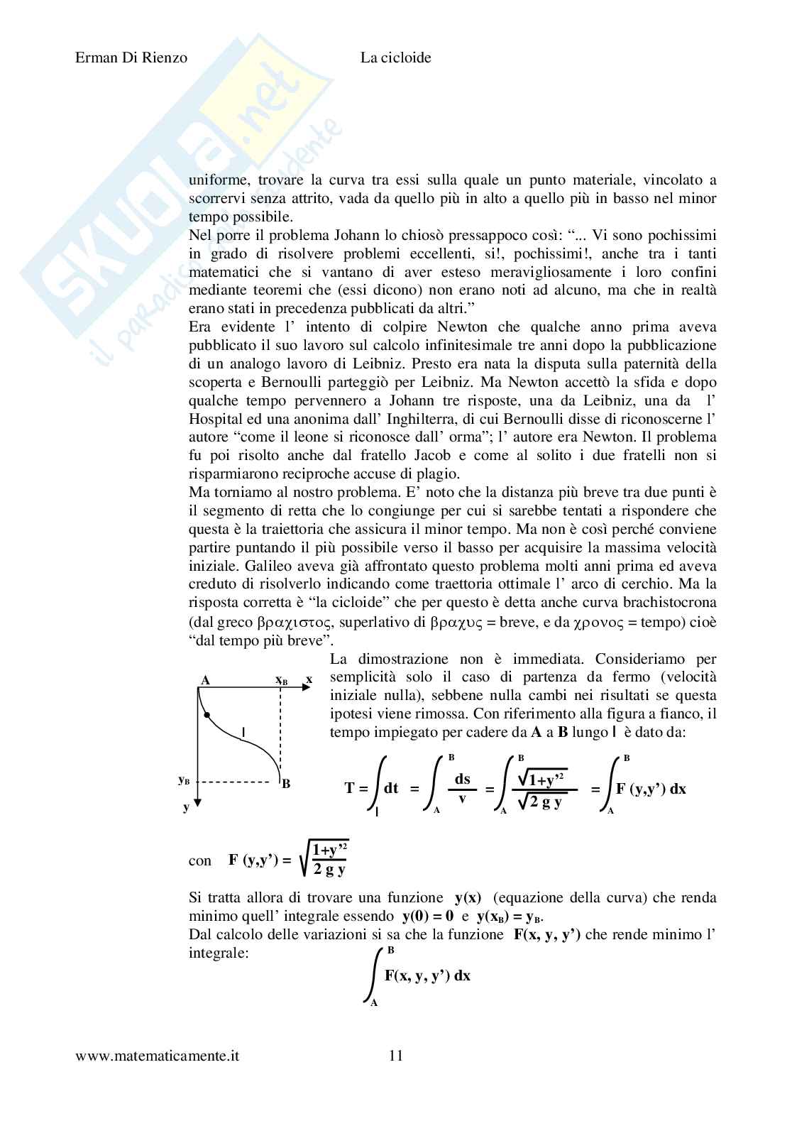 La cicloide Pag. 11