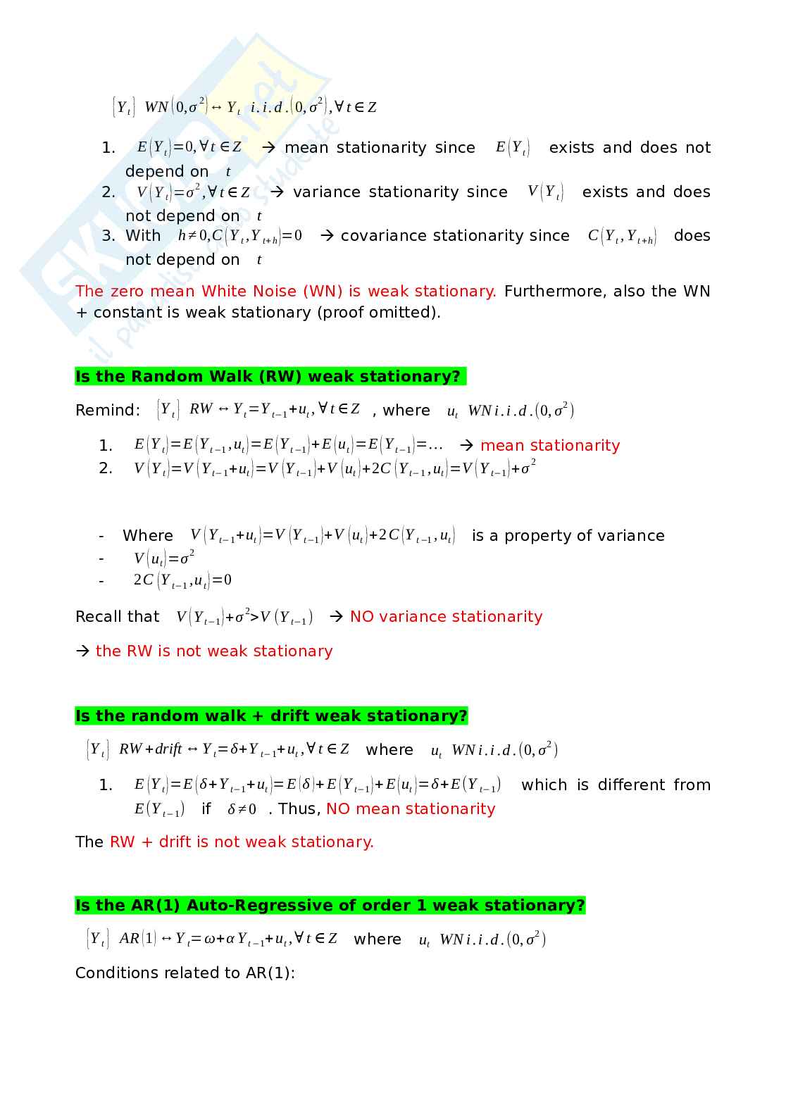 Appunti Statistics for experiment in inglese  Pag. 6