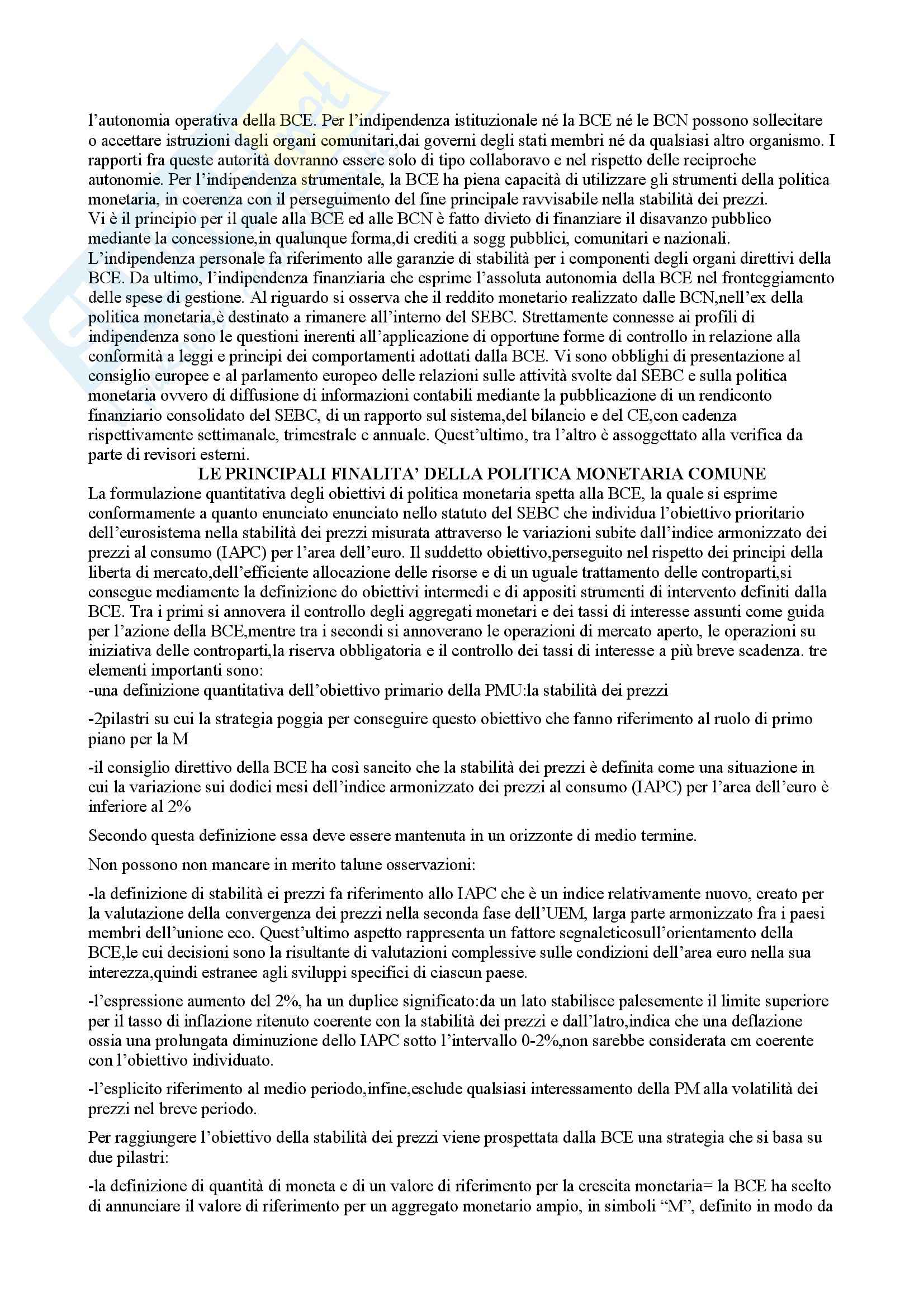 Lezioni, Economia e tecnica bancaria Pag. 6