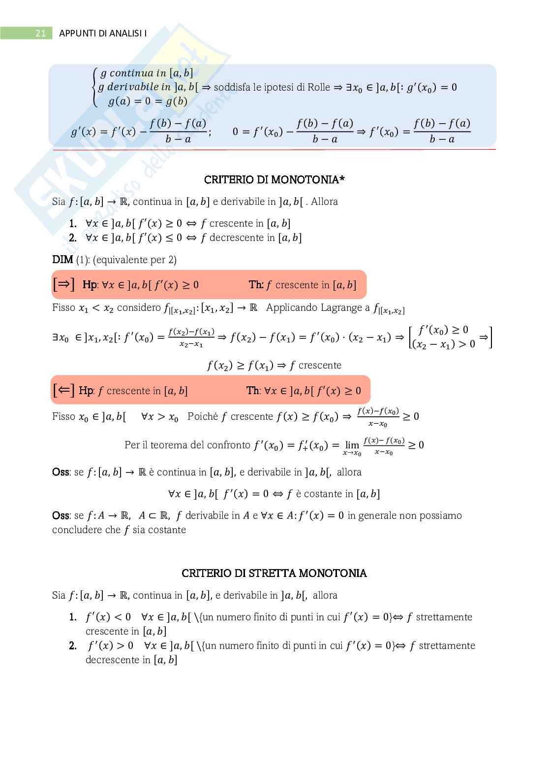 Appunti di Analisi 1 Pag. 21