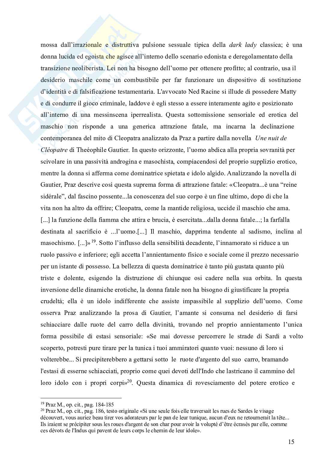 L’enigma da risolvere: epistemologia, sguardo e costruzione della femme fatale nel discorso cinematografico Pag. 16