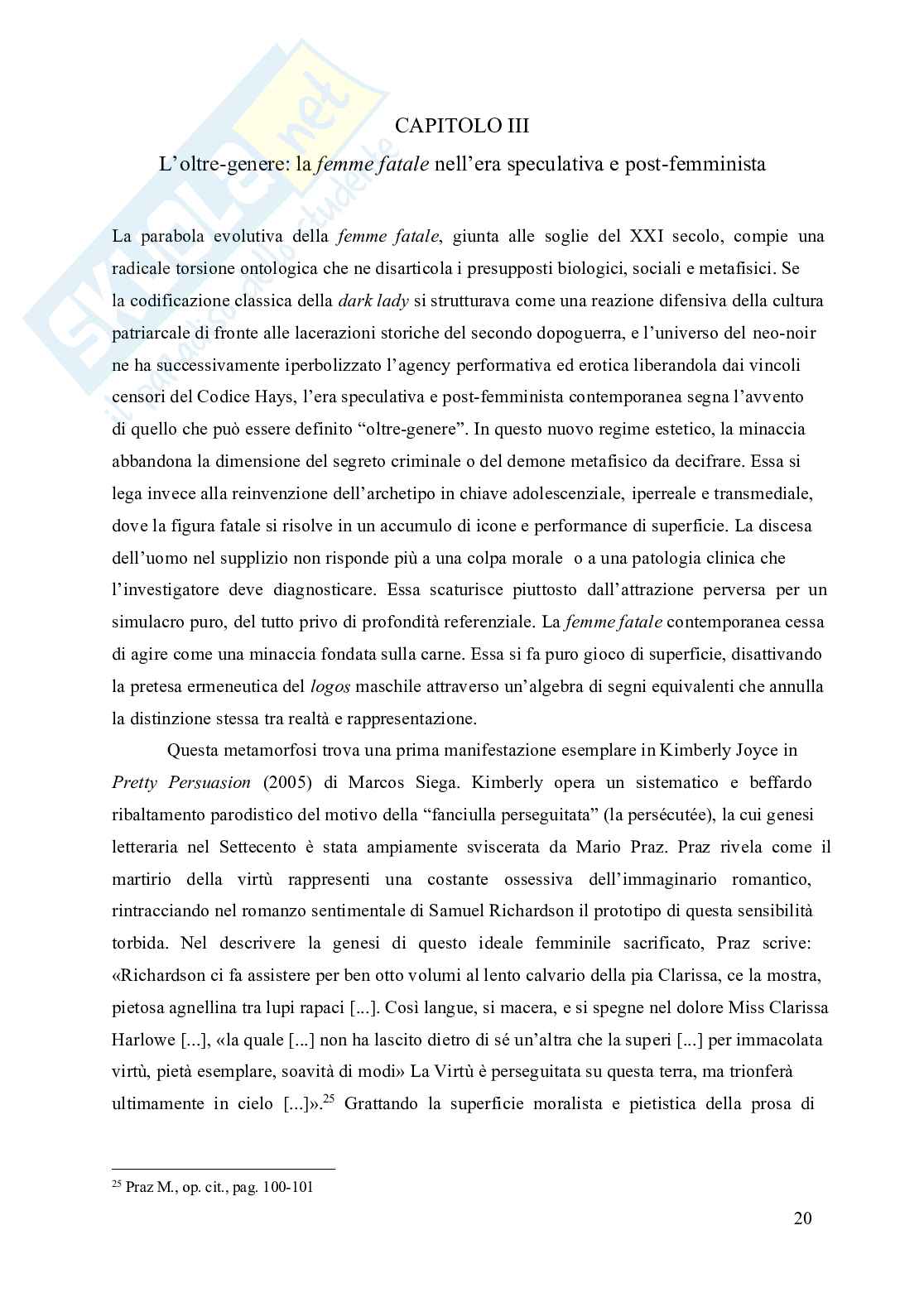 L’enigma da risolvere: epistemologia, sguardo e costruzione della femme fatale nel discorso cinematografico Pag. 21