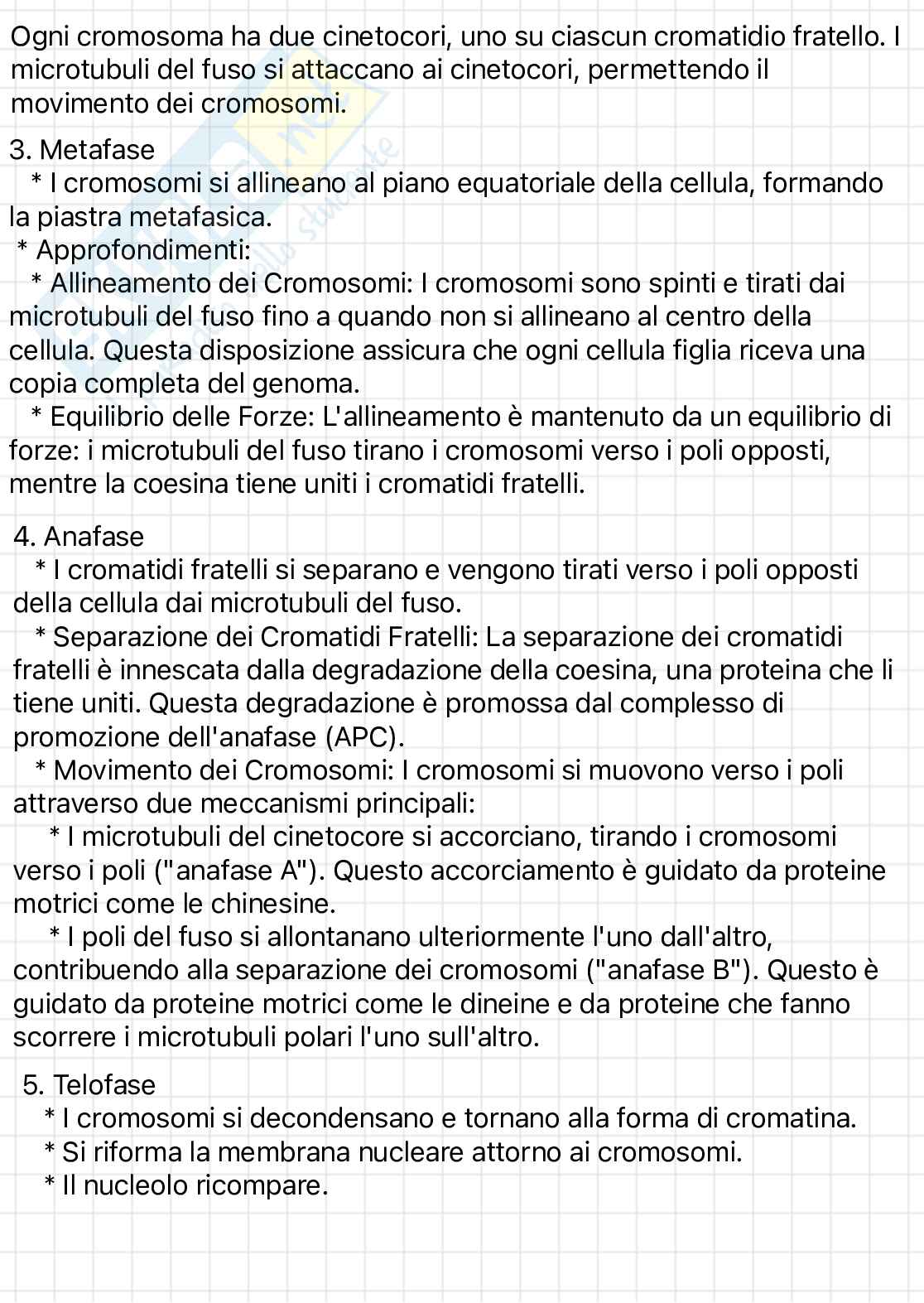 Biologia cellulare  Pag. 31