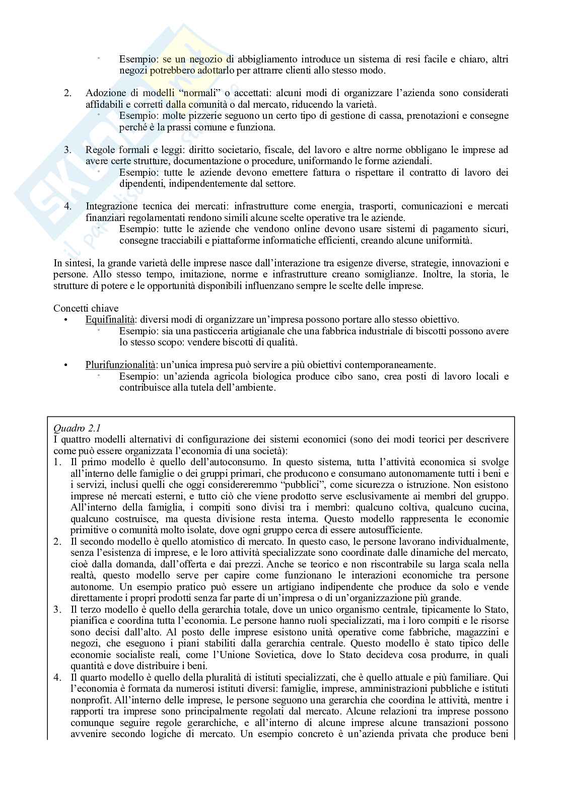 Riassunto esame Economia aziendale, Prof. Baldissera Annalisa, libro consigliato Corso di economia aziendale, Airoldi, Brunetti, Coda Pag. 21