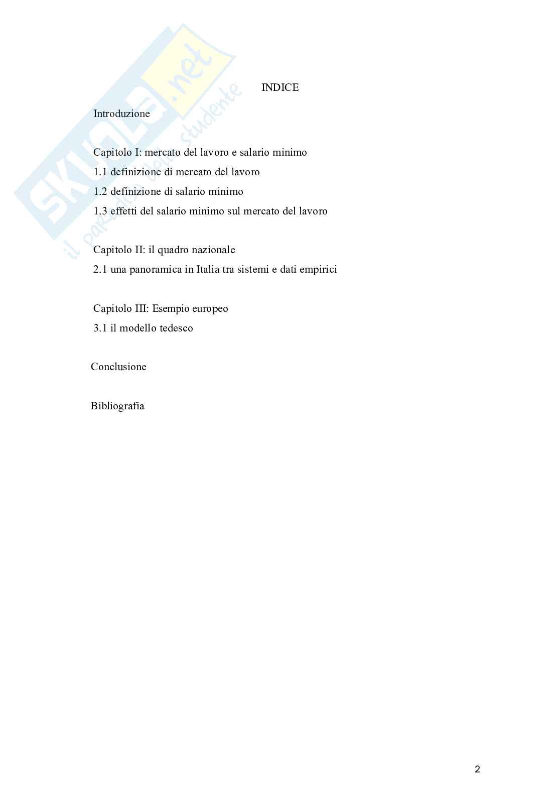 Dibattito in Italia e l’evidenza empirica internazionale Pag. 2