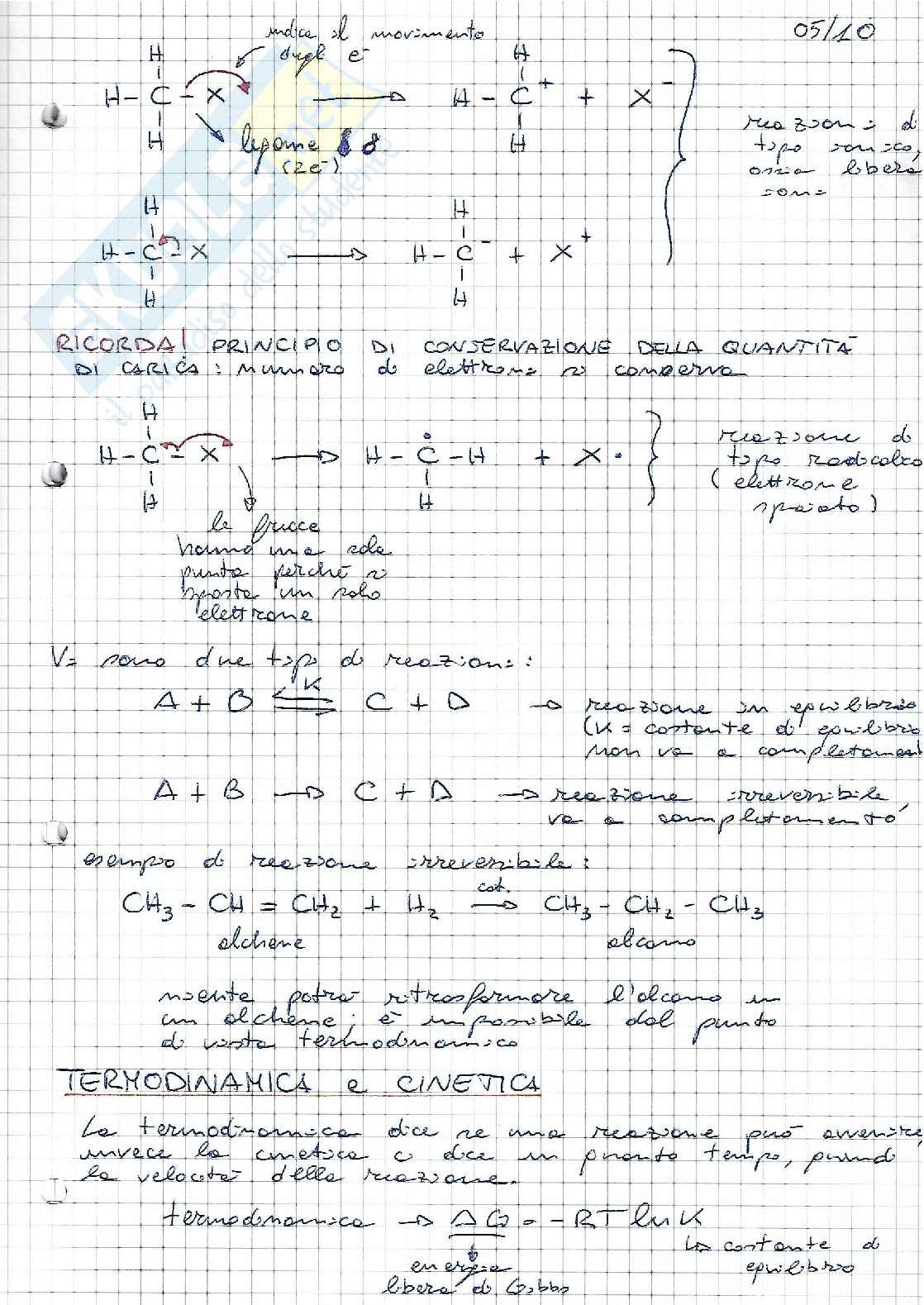 Appunti Chimica organica Pag. 1