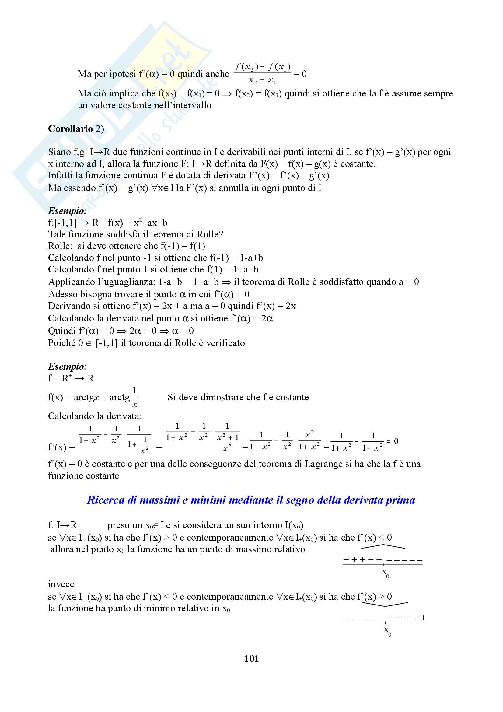 Analisi 1 - Appunti Pag. 101