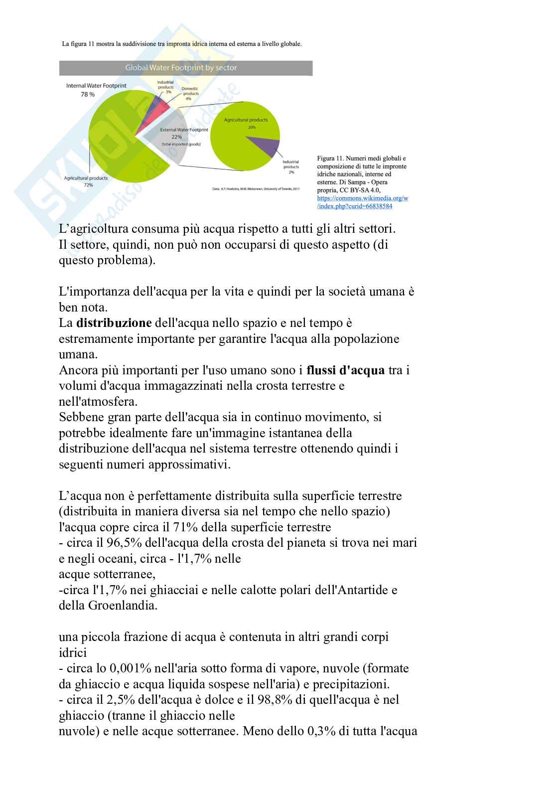 Appunti Fondamenti di idrologia e approvvigionamento idrico - parte 1 Pag. 2