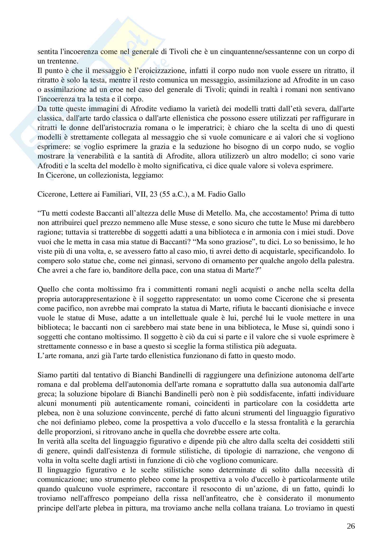 Problemi di definizione di arte romana, magistrale Pag. 26