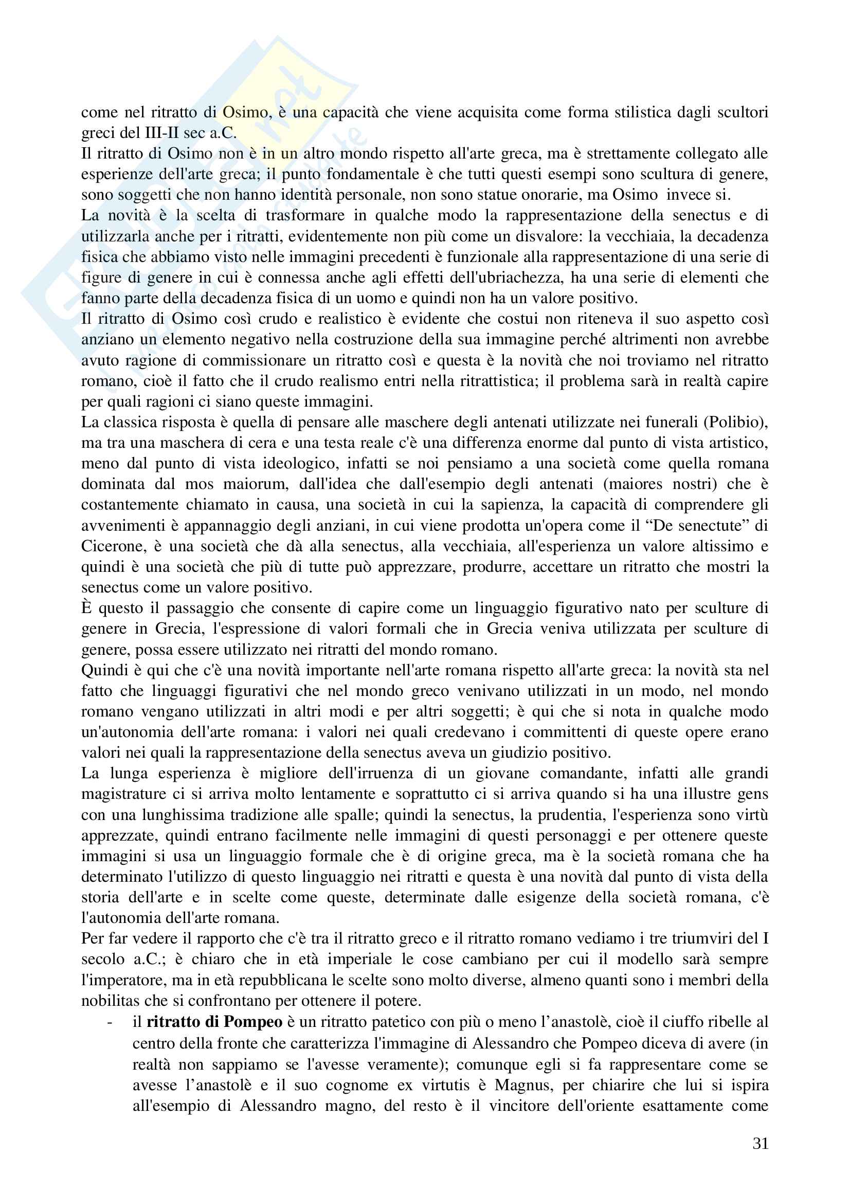 Problemi di definizione di arte romana, magistrale Pag. 31