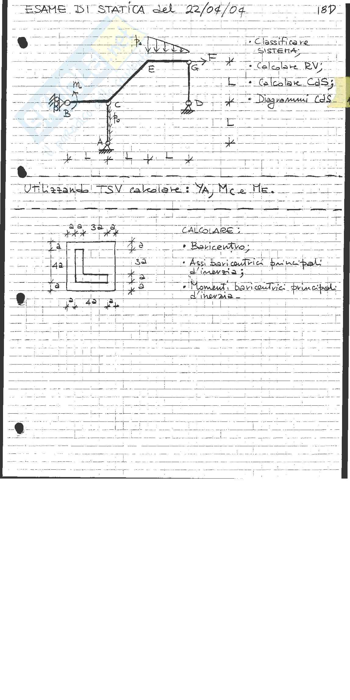 Esercitazioni statica Pag. 21